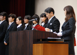 平成28年度入学式の風景