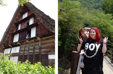 日本語・日本文化研修留学生が飛騨高山方面へ見学旅行に行きました