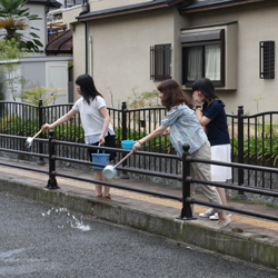 長瀬川打ち水大作戦