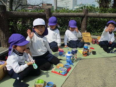 今日の幼稚園♪