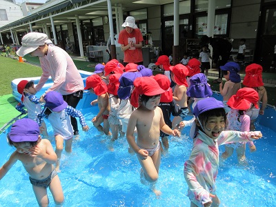 水遊び❕大挑戦～😆💪