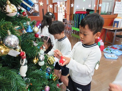 一カ月後は…🎄