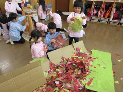 今日の幼稚園♪